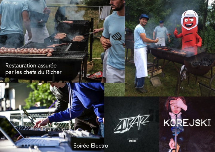 Apéro barbecue BBQ Tournoi 7 de Coeur